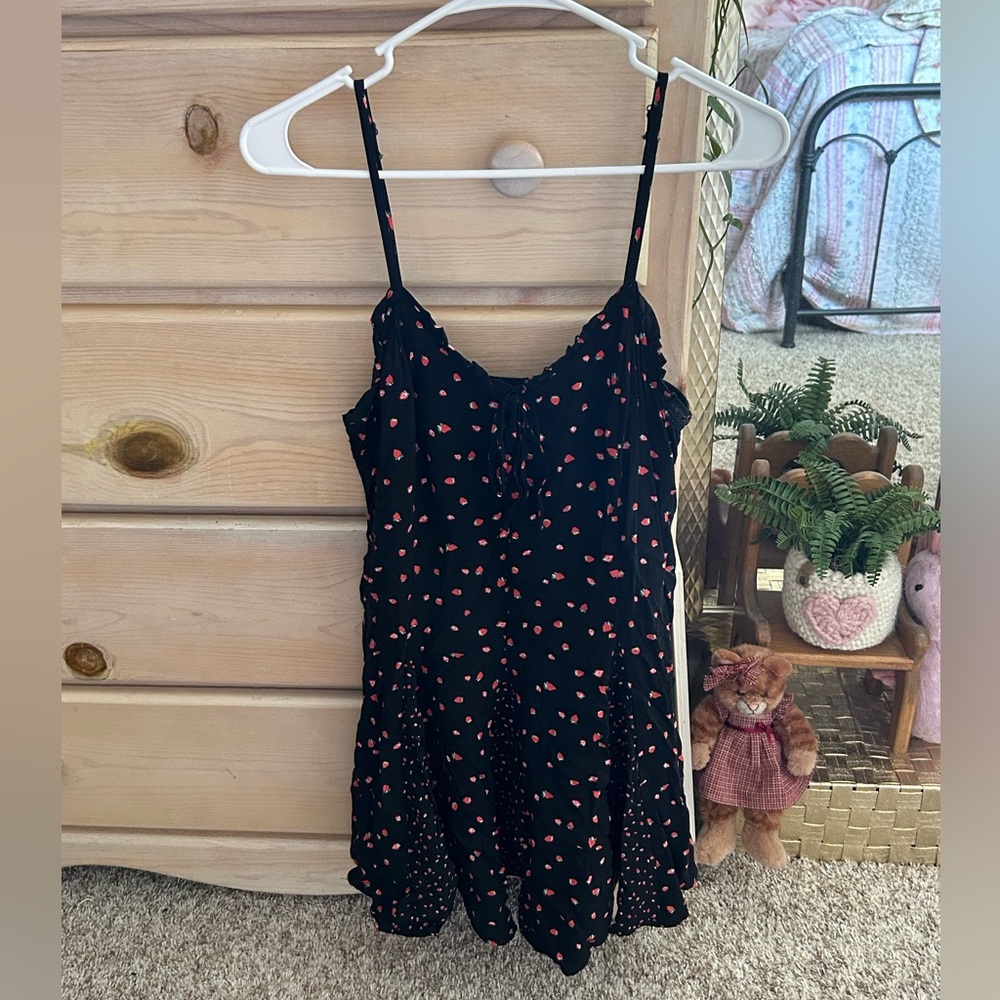 Wild Fable Strawberry Mini Dress🍓🖤
